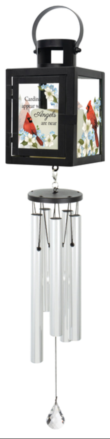 Cardinals Appear Lantern Chime Wind Chime