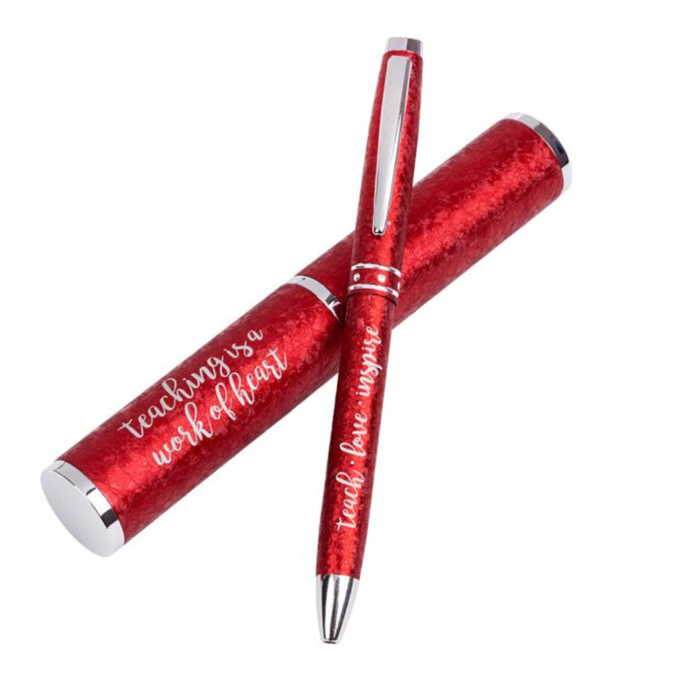 Teacher Heart Pen in Case Teacher Heart Pen in Case