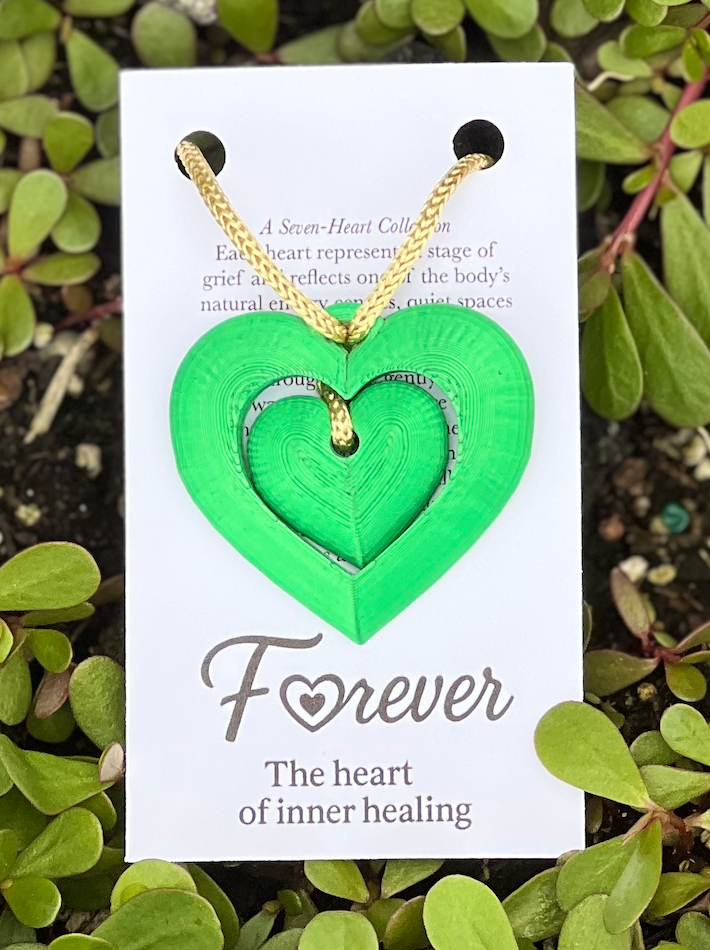 Forever The Heart of Inner Healing, Emerald Green